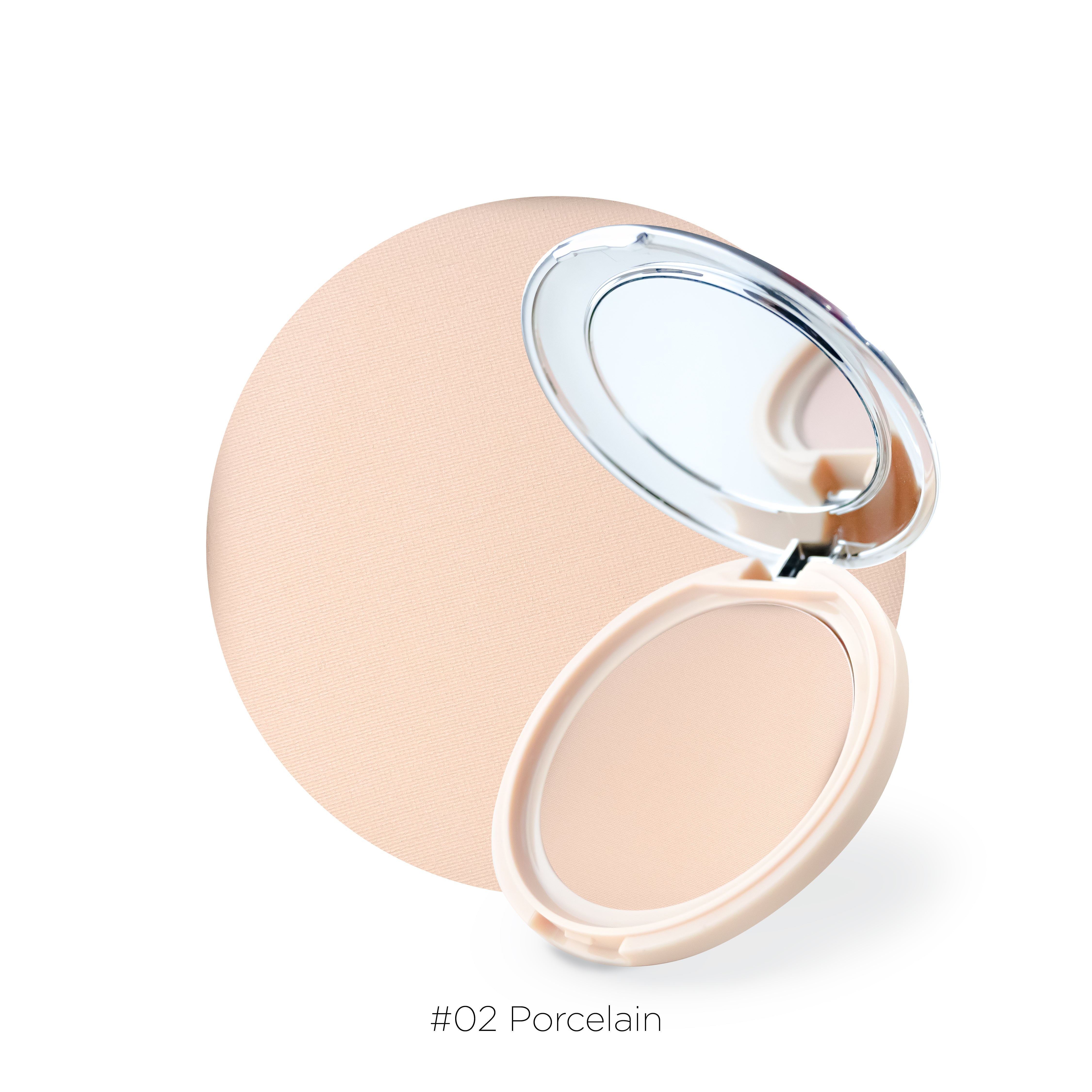 POLVO COMPACTO ALTA COBERTURA - PORCELAIN 02 - Polvo compacto