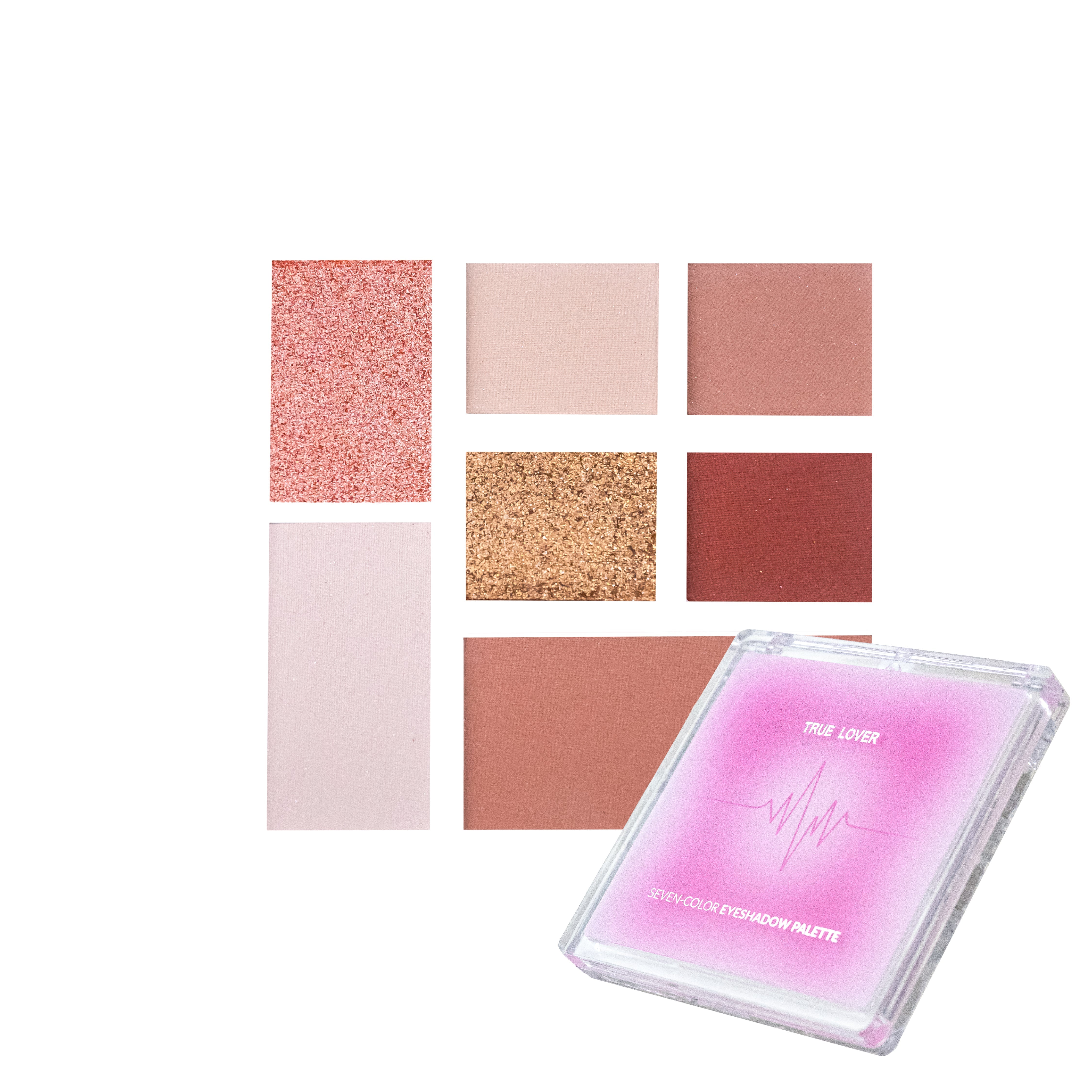 PALETA DE SOMBRAS 7 TONOS - SMOKDE WOOD0 04 - Sombras